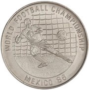 20 Riels World Football Championship, Cambodia, 1988 reverse image