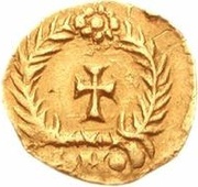 Tremissis in the name of Julius Nepos Ravenna mint reverse image