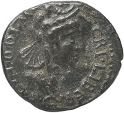 Denarius LIB AVG LEG III; Africa obverse image
