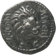 Denarius LIB AVG LEG III obverse image