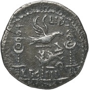 Denarius LIB AVG LEG III reverse image