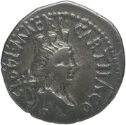 Denarius SICILIA; Carthage and Medusa obverse image