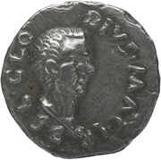 Denarius - Clodius Macer PROPRAE AFRICAE obverse image
