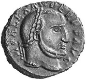 Nummus - Domitius Alexander VICTORIA ALEXANDRI AVG N; Carthage obverse image