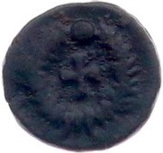 Æ10 - Bonifacius Cross within a wreath; Carthage reverse image