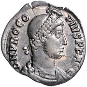Siliqua - Procopius obverse image