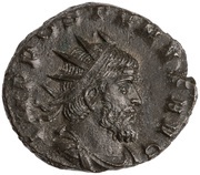 Antoninianus - Aureolus in the name of Postumus; FIDES AEQVIT obverse image