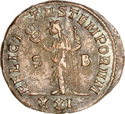 Aurelianus - Sabinus Julianus FELICITAS TEMPORVM, S B reverse image