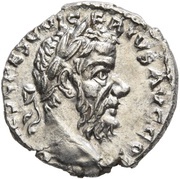 Denarius - Pescennius Niger SAETERNITAS AVS; Antioch obverse image