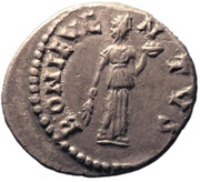 Denarius - Pescennius Niger BONI EVENTVS; Fides, Rome, 193-194 reverse image
