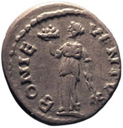 Denarius - Pescennius Niger BONI EVENTVS; Fides, Rome, 193-194 reverse image