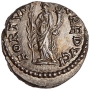 Denarius - Pescennius Niger FORTVNAE REDVCI; Fortuna, Rome, 193-194 reverse image