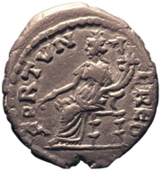 Denarius - Pescennius Niger FORTVNAE RED; Fortuna, Rome, 193-194 reverse image