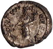 Denarius - Pescennius Niger FORTVNAE REDV; Fortuna, Rome, 193-194 reverse image