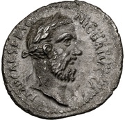 Denarius - Pescennius Niger VIRTVTI AVG; Mars obverse image