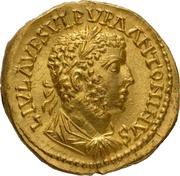Aureus - Uranius Antoninus SAECVLARES AVGG obverse image