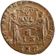 Maiorina - Decentius VICTORIAE DD NN AVG ET CAE; Arelate, Rome, 351-353 reverse image