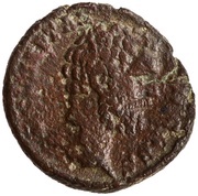 As - Clodius Albinus FORT REDVCI COS II S C; Fortuna obverse image