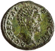 As - Clodius Albinus SAECVLO FRVGIFERO COS II S C; Saeculum Frugiferum obverse image