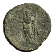 Dupondius - Clodius Albinus FELICITAS COS II S C; Felicitas reverse image
