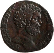 Sestertius - Clodius Albinus CONCORDIA S C; Concordia obverse image
