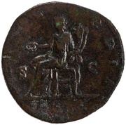 Sestertius - Clodius Albinus CONCORDIA S C; Concordia reverse image