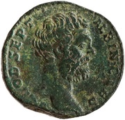 Sestertius - Clodius Albinus FELICITAS COS II S C; Felicitas obverse image