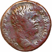 Sestertius - Clodius Albinus MINER PACIF COS II S C; Minerva obverse image
