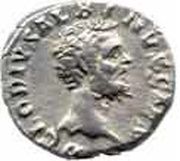 Denarius - Clodius Albinus PROVID AVG COS; Providentia obverse image