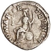 Denarius - Clodius Albinus ROMAE AETERNAE; Roma, Rome, 193-195 reverse image