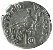 Denarius - Clodius Albinus FORT REDVCI COS II; Fortuna reverse image