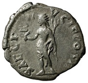 Denarius - Clodius Albinus SAEC FRVGIF COS II; Saeculum Frugiferum, Rome, 194-195 reverse image