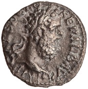 Denarius - Clodius Albinus AEQVITAS AVG COS II; Aequitas obverse image
