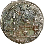 Denarius - Clodius Albinus FIDES LEGION COS II, Rome, 195-197 reverse image