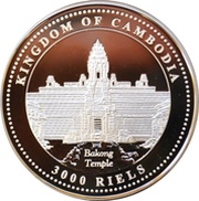 3000 Riels Year of the Pig obverse image
