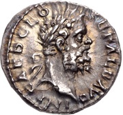 Denarius - Clodius Albinus VICT AVG COS II; Victory obverse image