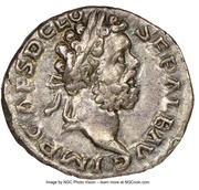 Denarius - Clodius Albinus VICT AVG COS II; Victory obverse image