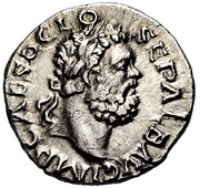 Denarius - Clodius Albinus VICT AVG COS II; Victory obverse image