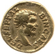 Quinarius aureus - Clodius Albinus COS II; Fortuna obverse image