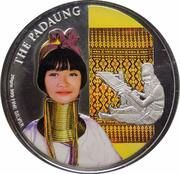 3000 Riels - Norodom Sihamoni The Padaung, Cambodia, 2008 reverse image