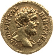 Aureus - Clodius Albinus FORT REDVCI COS II; Fortuna obverse image