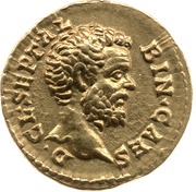 Aureus - Clodius Albinus SAECVLO FRVGIFERO COS II; Saeculum Frugiferum obverse image