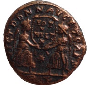 Follis - Decentius VICT DD NN AVG ET CAES; Rome reverse image