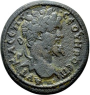 Æ25 - Septimius Severus BPOYZHNΩΝ; Bruzus obverse image