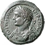 Æ27 - Caracalla MVNIC STOBEN; Stobi obverse image