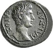 Hemiassarion - Gaius Caesar ΠΟΛΕ ΦΙΛΟΠΑΤ ΛΑΟΔΙΚΕΩΝ; Laodicea ad Lycum obverse image