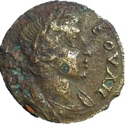 Triassaria - semi-autonomous coinage ΠΡΥΜΝΗCCΕΩΝ; Boule and Aequitas type; Prymnessus obverse image