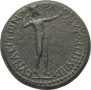 Æ18 Unit - Nero and Agrippina Synaus reverse image