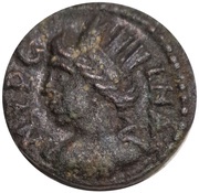 Bronze AE 18 - Assarion Myrina obverse image