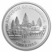 3000 Riels Clouded Leopard obverse image
